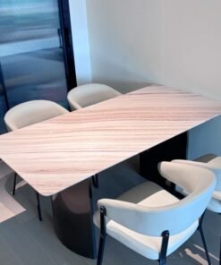 2024 New Modern Luxury Dinning Table Set Stone Table Simple Style Home Furniture Marble Top Dining Table