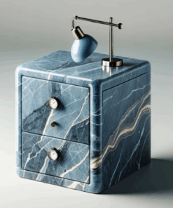 Customized Luxury stone Bedroom Furniture Bedside Table Modern Luxury for Hotel Home Villa Cheap Price China Factory