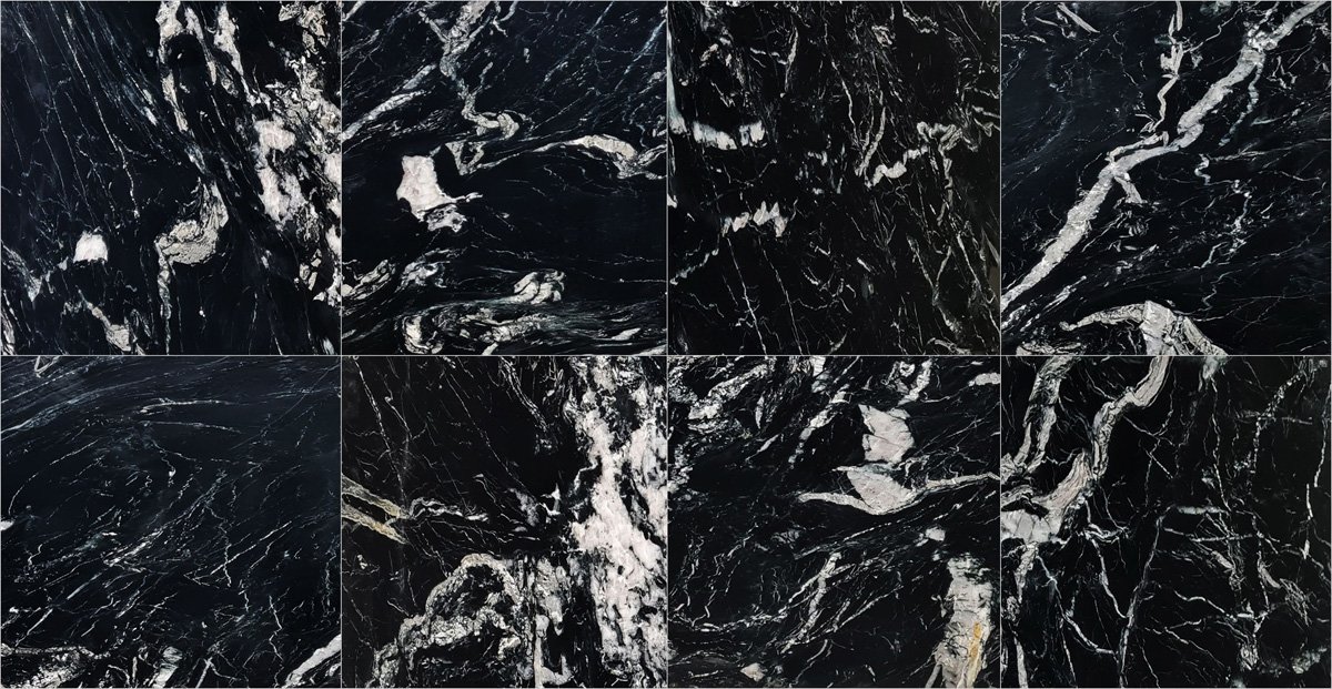 Engineered Marble Black Marquina - Loong Stone China Natural Stone ...