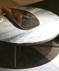Hot Sale Round Tables Stone Furniture Modern Coffee Table Living Room Customized in Yunfu