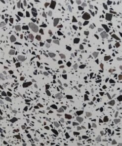 Khaki Off White Terrazzo stone Cafe toilet floor and wall tile stone China factory prices
