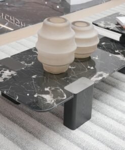 Luxury Marble Stone Furniture Coffee Table Modern Design Natural Stone Rectangle Living Room Furniture