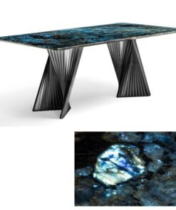 Luxury Rectangular Marble Dining Table Set for Hotel and School Use Cost Effective Sale on Dining Room Furniture