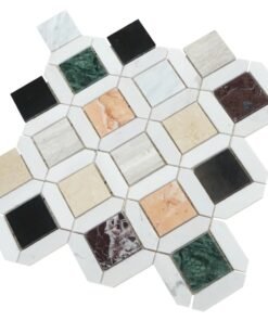 Luxury Stone Mosaic 7 colors Parquet Bathroom Floor Wall Tile Wholesale China Factory