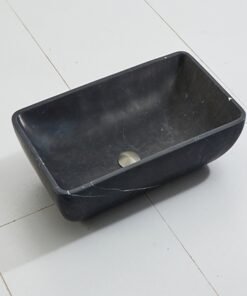 Marble Stone China Manufacture Nero Marquina Customized Design Black Marble Sink