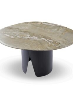 Modern Marble Fabric Top Table Office Home Customizable Dining Room Furniture Mansion Competitive