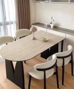 New Design Stone Table Cheap Price Modern dining room table modern wooden Sintered Stone set Home Furniture Dining Table Factory Wholesale
