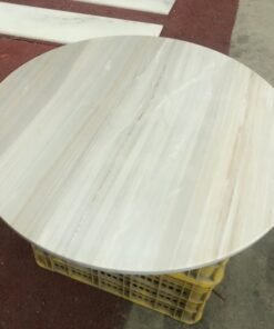 Round Athens gray marble stone indoor coffee table surface stone Yunfu processing and manufacturing factory wholesale price