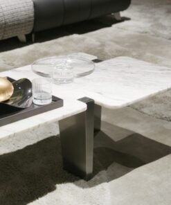 Unique New Design Stone Table Villa Marble Top Irregular Coffee Table Living Room Center Tables