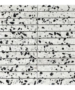 White terrazzo stone Mosaic indoor kitchen bathroom floor wall tile Mosaic China wholesale price