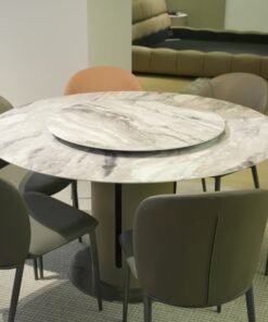 Wholesale Stone Furniture Elegant Marble Round Top Table Dining Room Table Kitchen Best Price